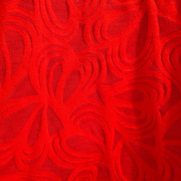 Adidas Stella McCartney Top Medium Red Heart Sheer Short Sleeve Activewear Tee - Picture 2 of 8